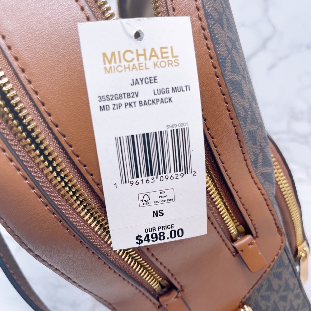 Michael Kors Jaycee Medium Backpack - Picture 10 of 10